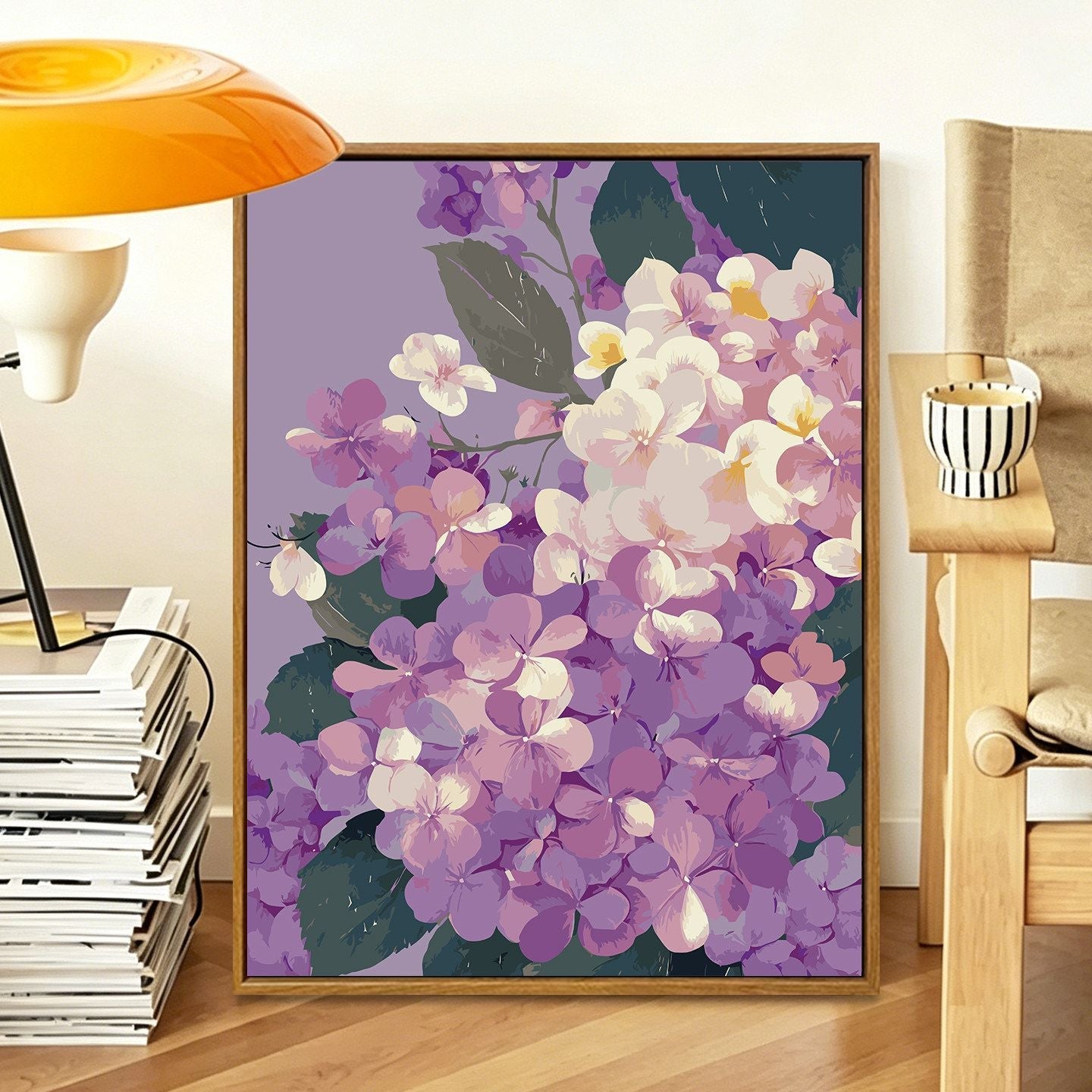 Floral Art Leinwanddruck Brehn