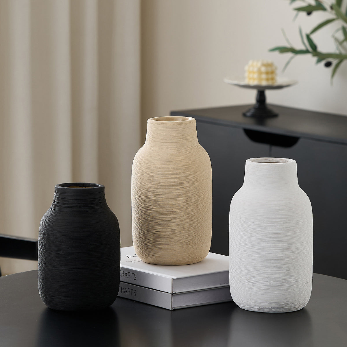 Handgefertigte Keramikvase Brehn