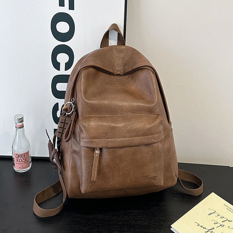 Elegante lässige Leder-Rucksack