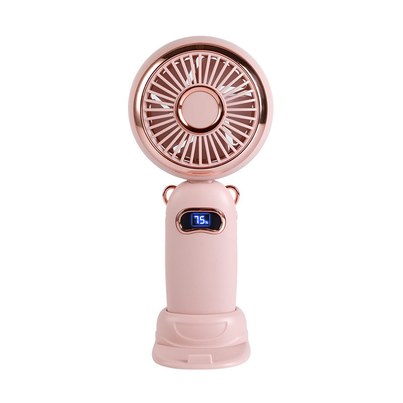 Unisex Tragbarer Mini-Handventilator mit digitaler Steuerung Brehn