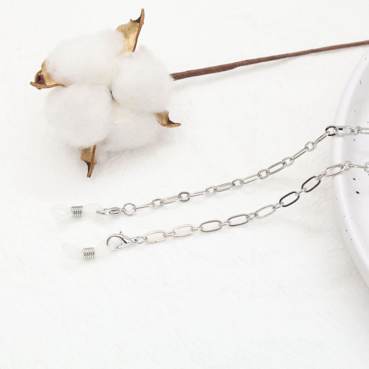 Stylische Metall-Brillen-Kette Brehn