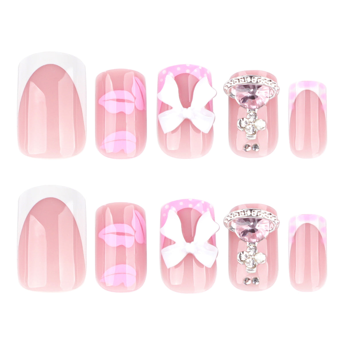 Kunstvolle Nagelkunst mit Glitzer- und Blumendesign Brehn