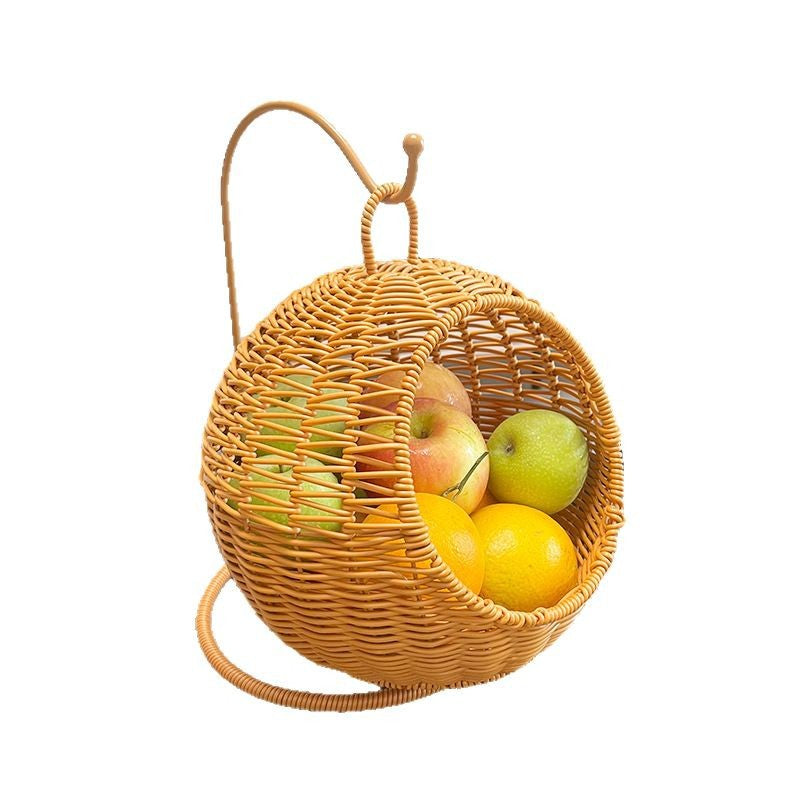 Damen Rundgeflecht Korb mit Ständer Brehn