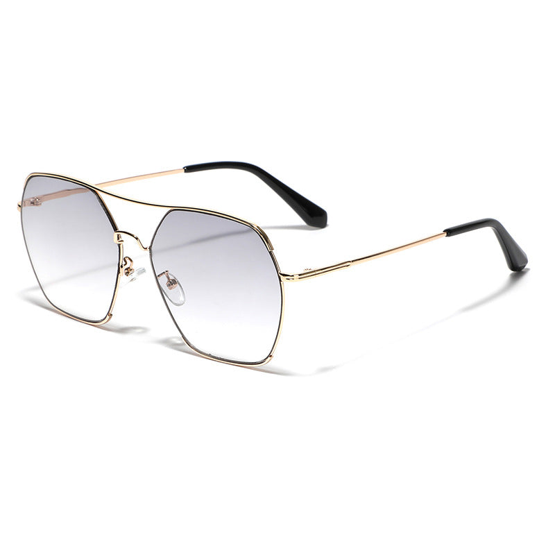 Damen oversized fashion Sonnenbrille mit elegantem Metallrahmen Brehn