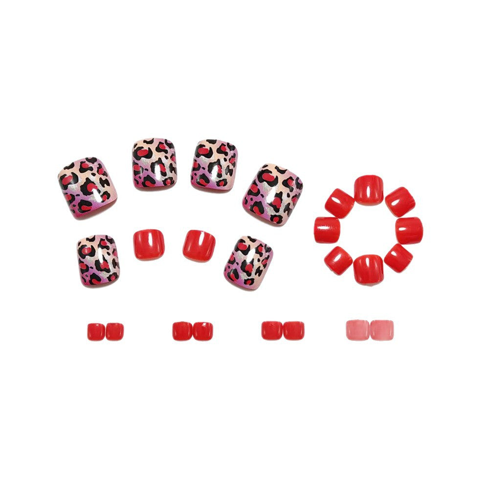 Fußnagelkunst mit Modernem Leoparden-Design Brehn