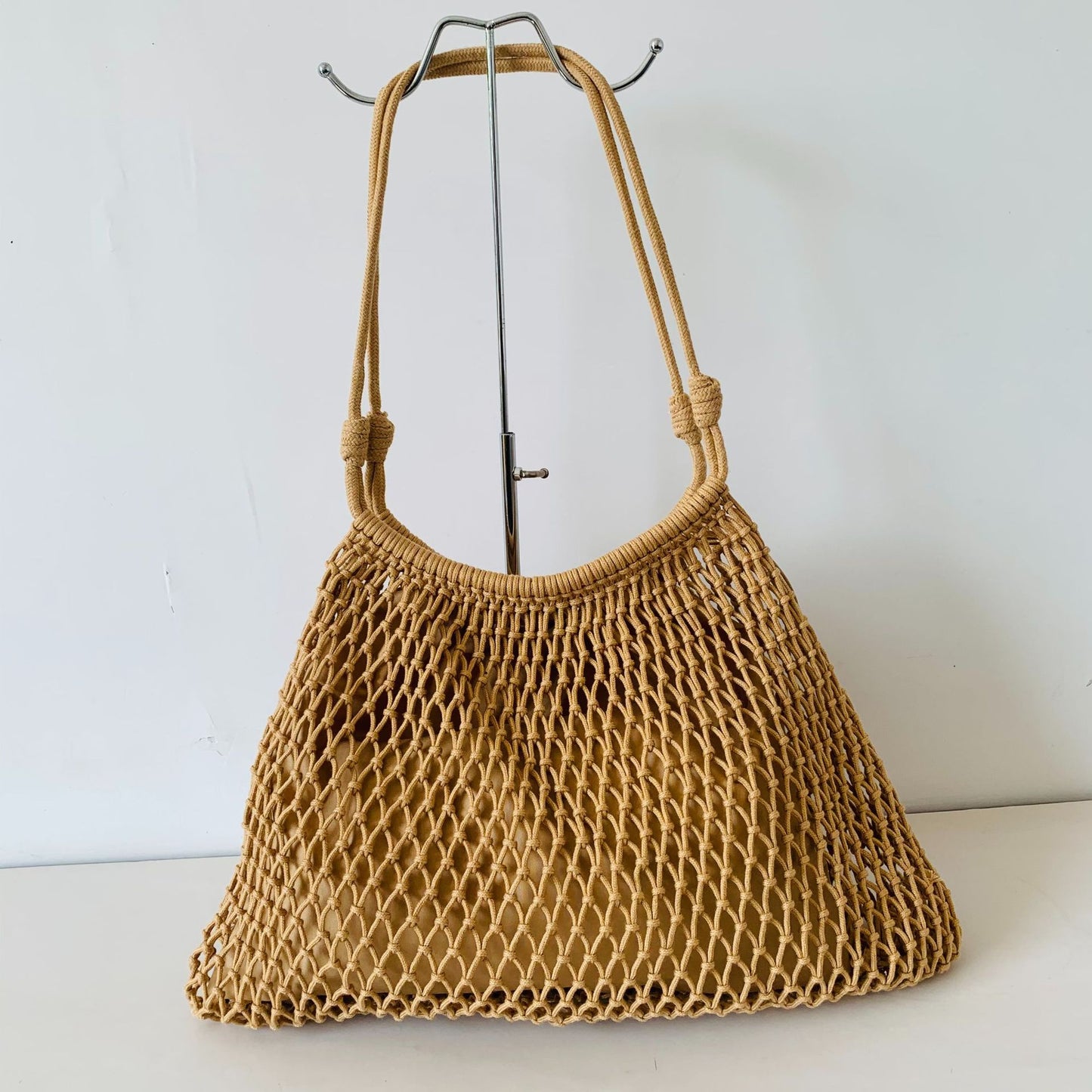 Netz-Strandtote mit Verstellbarem Kordelzug Brehn