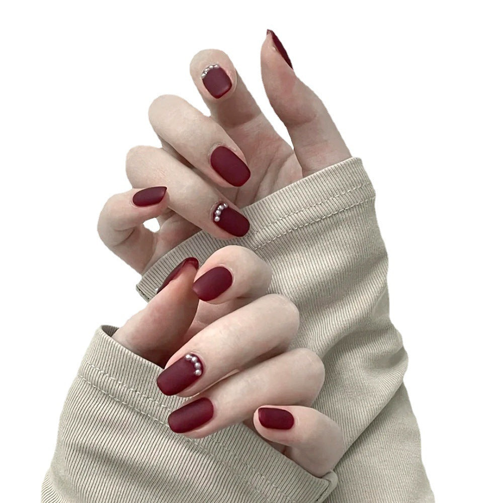 Elegante matte Press-On Nail Art Brehn