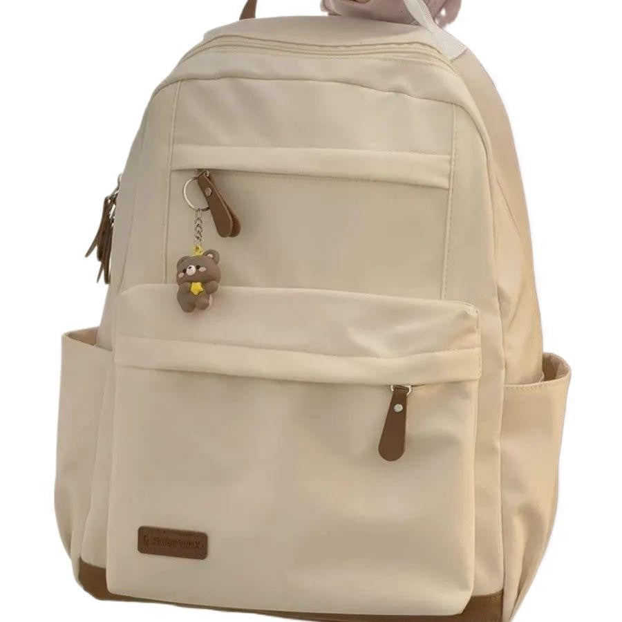Modischer Freizeitrucksack Mit Süßem Bären-Anhänger Brehn