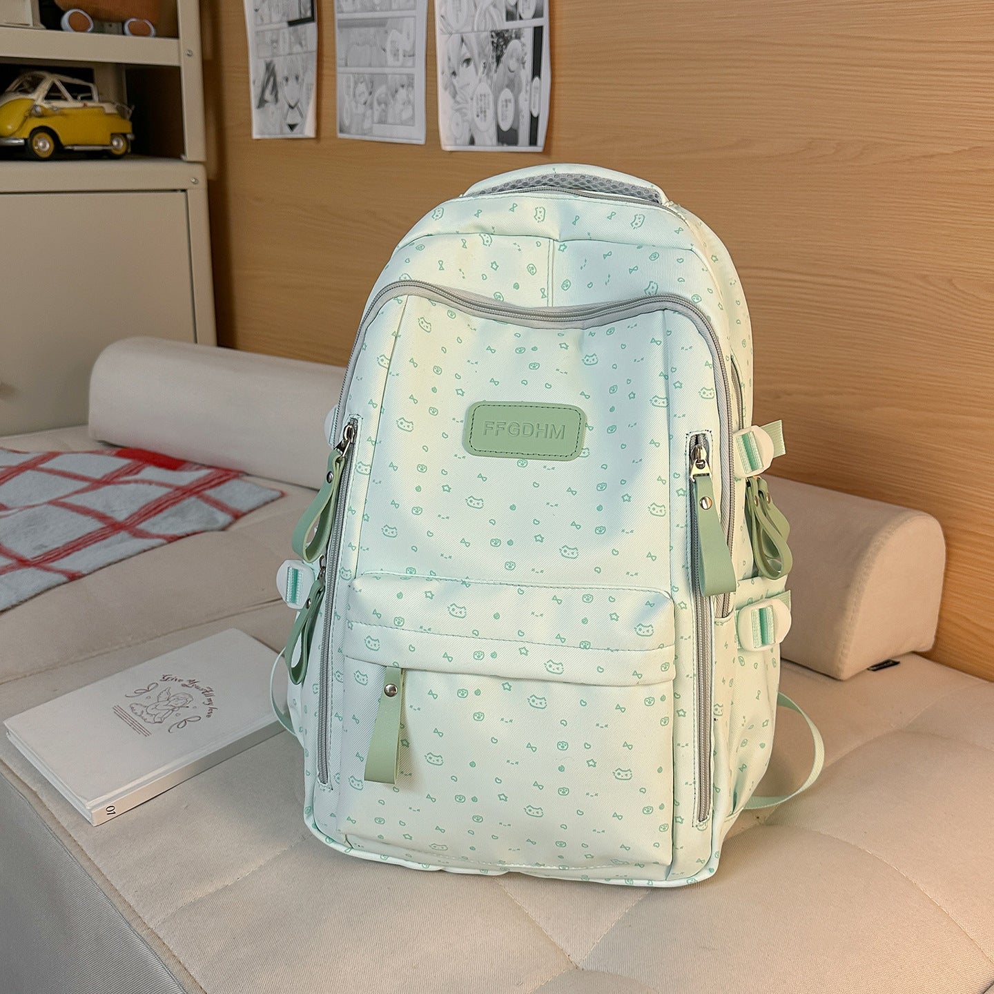 Süßer Blumenmuster Rucksack Brehn