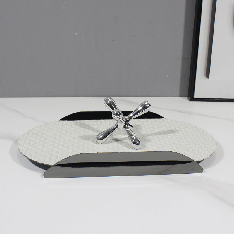 Eleganter Leder Schreibtisch-Organizer