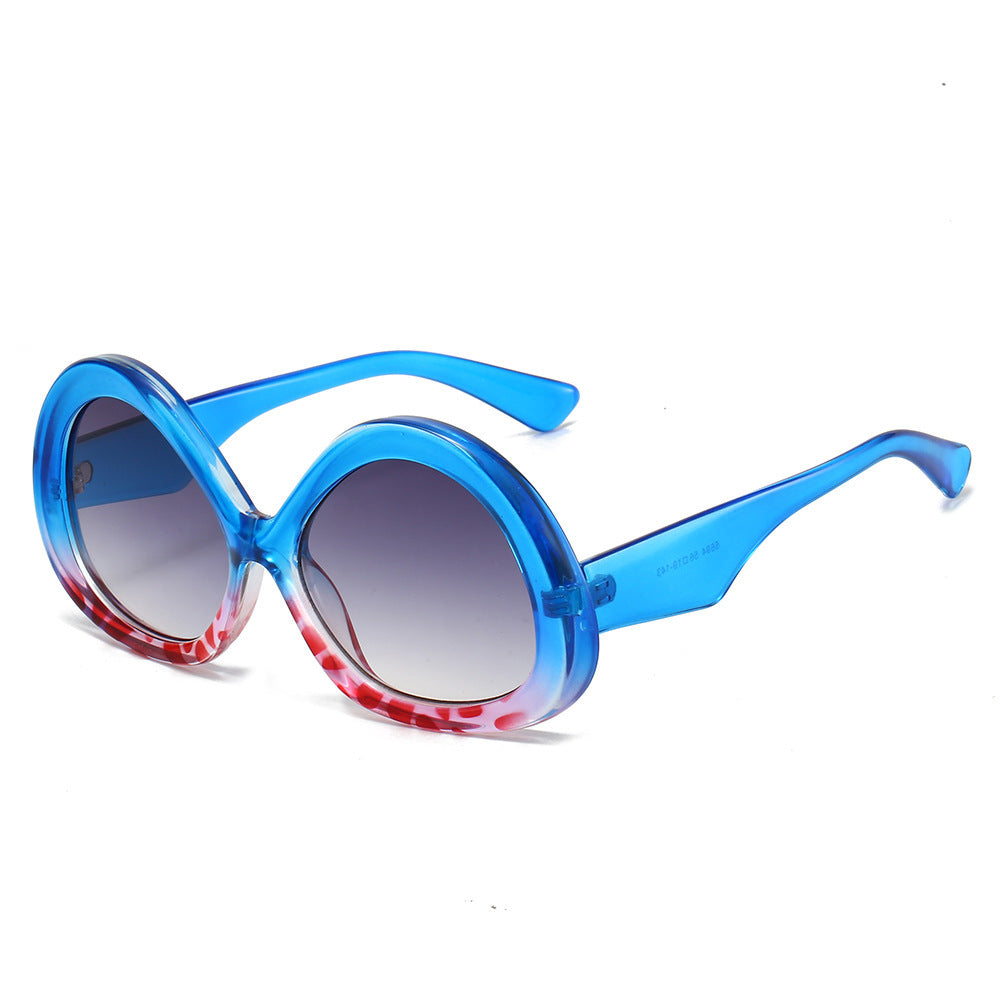 Oversized Retro-inspirierte Schmetterlingssonnenbrille Brehn