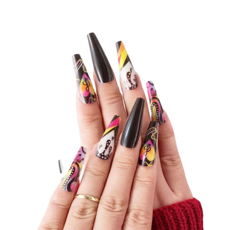 Künstlerische Musik-Themen-Nagelkunst Brehn