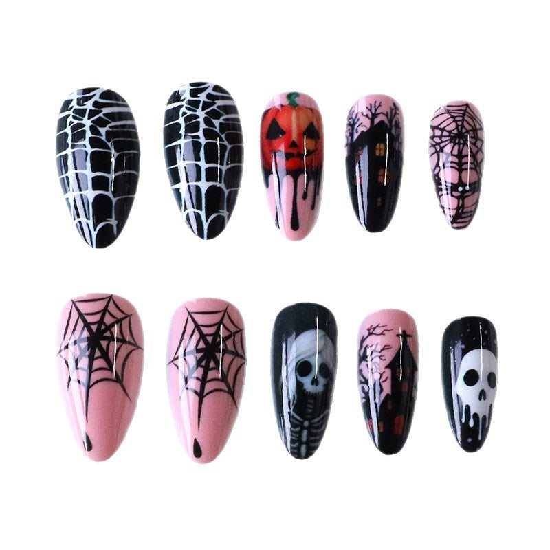 Spooky Halloween Themen Nagelkunst Brehn