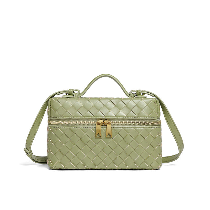 Gewebte Leder-Kosmetiktasche Brehn