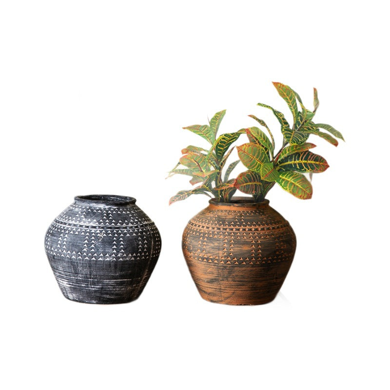 Handgefertigte Dekorative Keramikvase Brehn