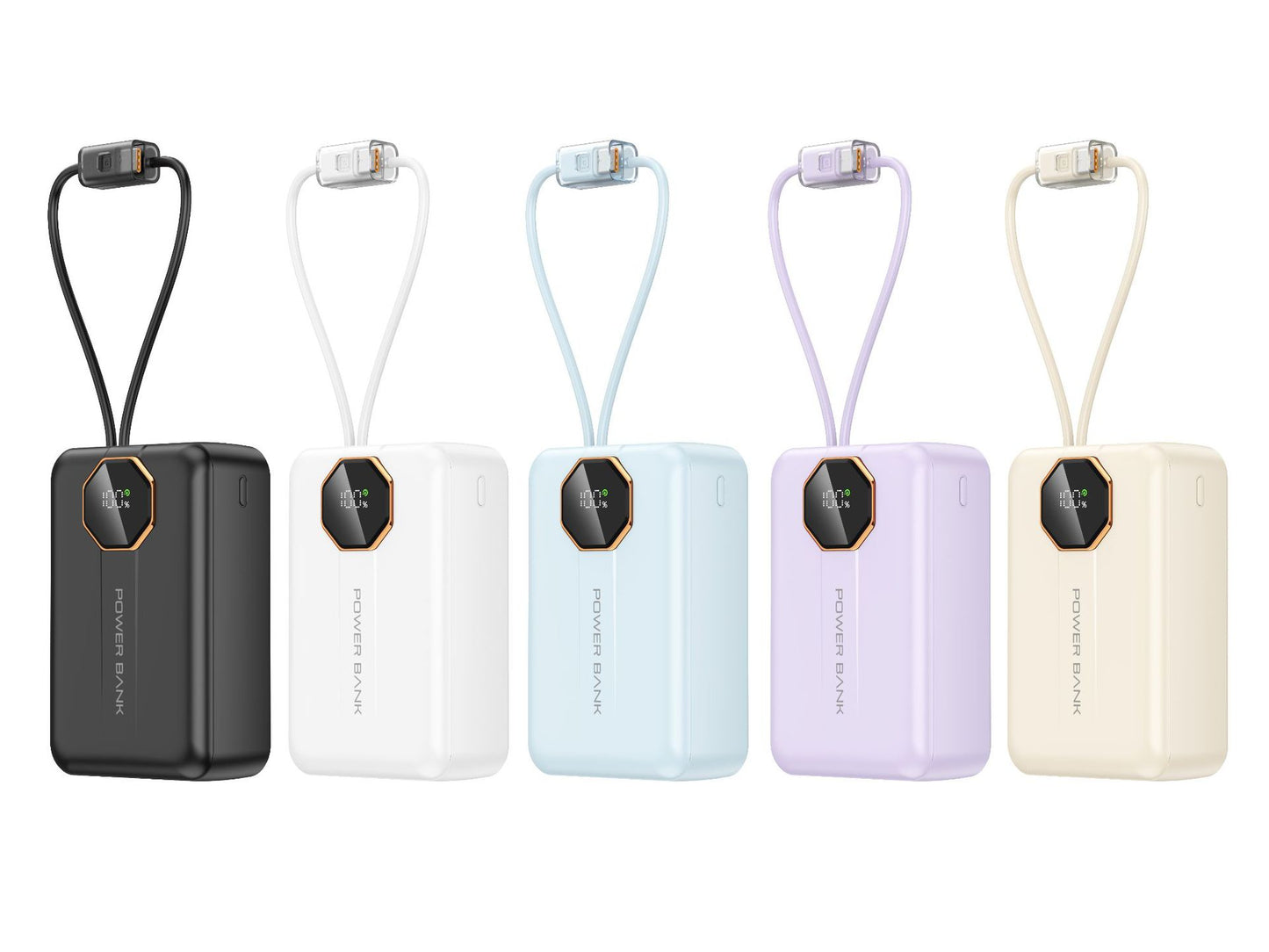 Tragbare Powerbank mit Integrierter Schnellladefunktion und Led-Display Brehn