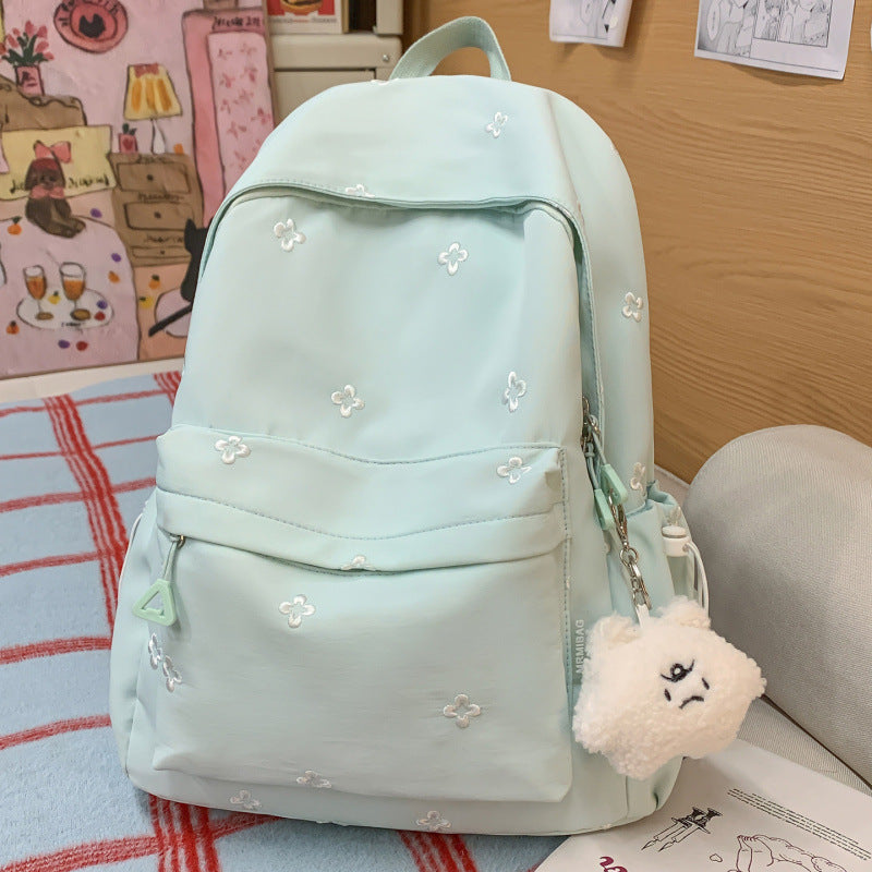 Bestickter Mehrfachfach-Rucksack
