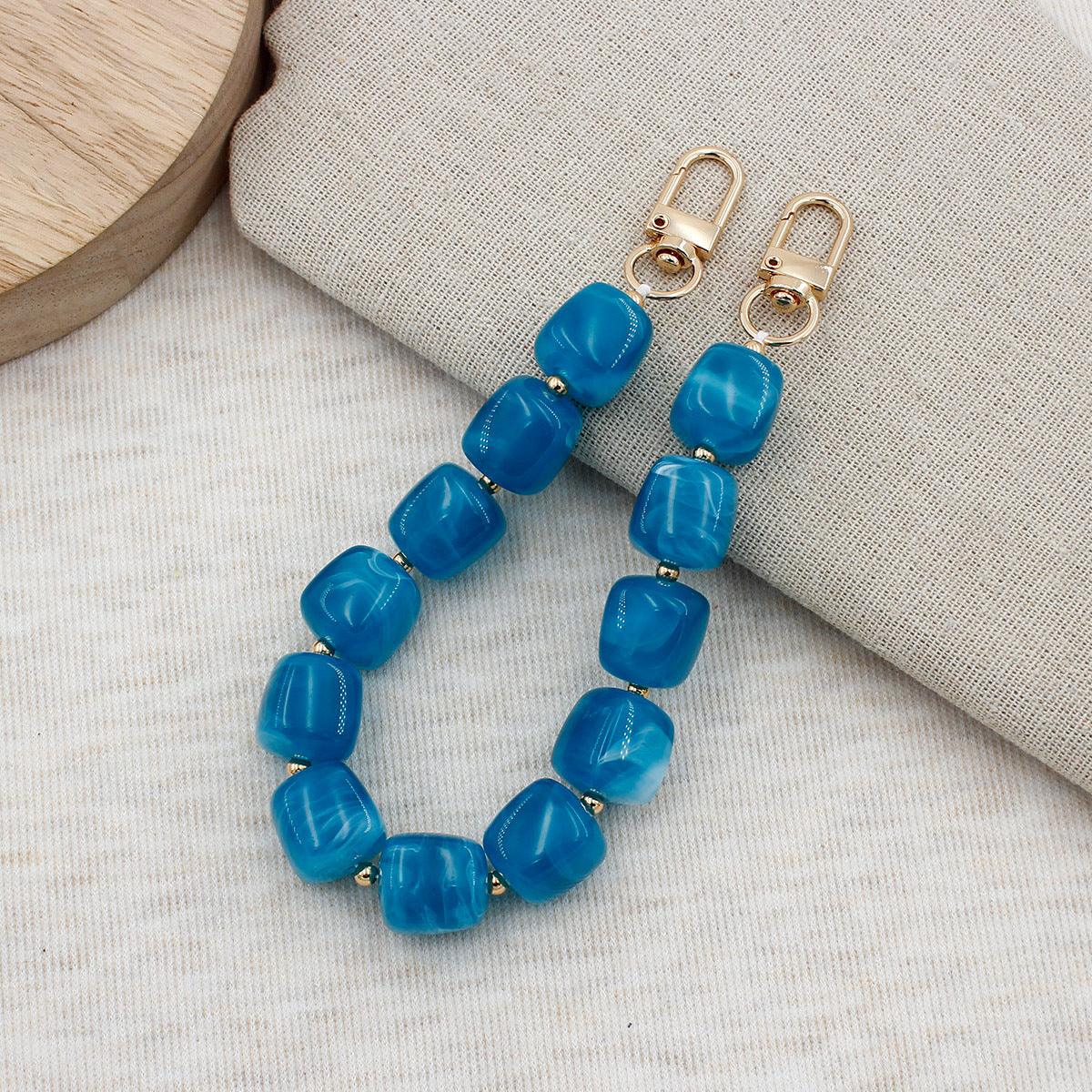 Chunky Beaded Brillen Kette Brehn