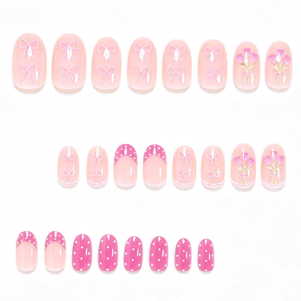 Künstlerisches Florales Nagelkunst Design Brehn