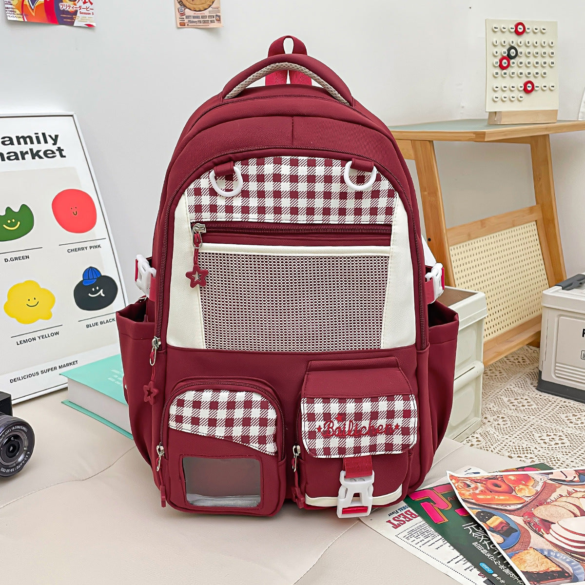 Multitaschen stylischer Rucksack