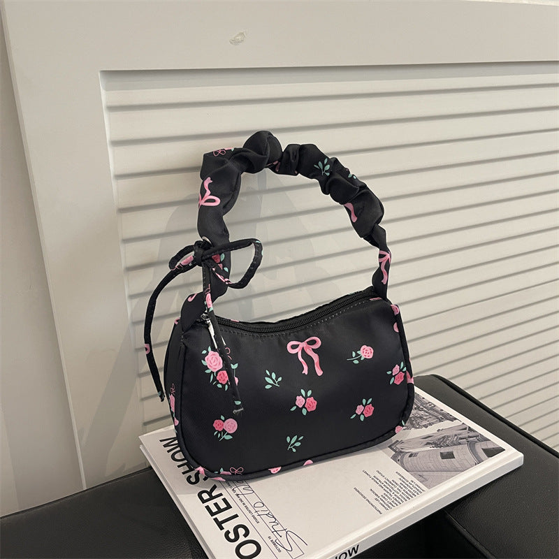 Blumenmuster Handtasche