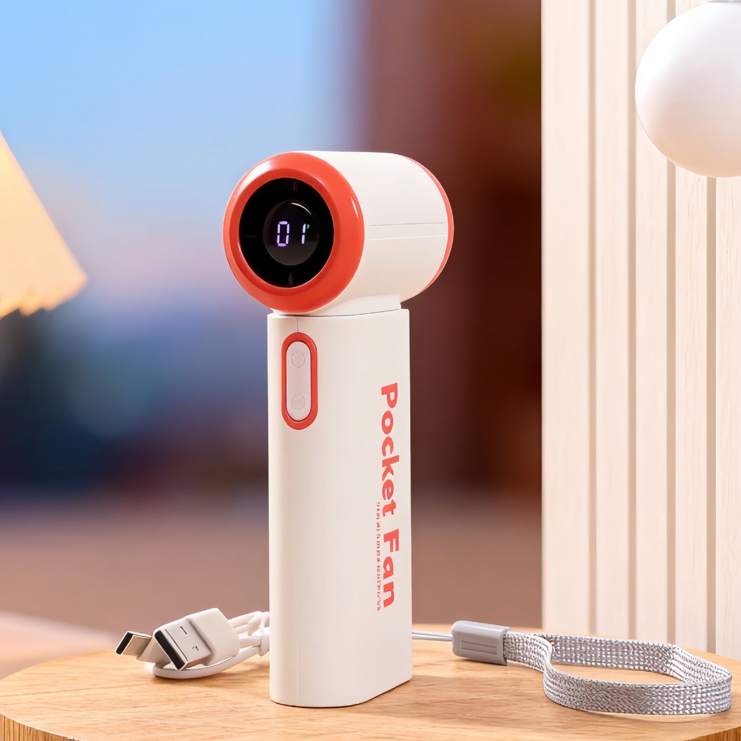 Damen Tragbarer Mini Ventilator mit USB-Ladefunktion und leichtem Design Brehn