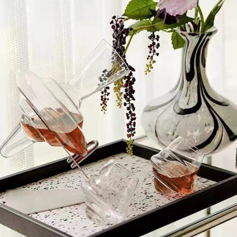 Einzigartiges Dekantier-Weinbelüfter-Set