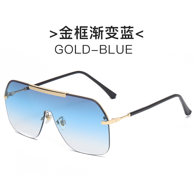 Damen extravagante oversized Sonnenbrille mit futuristischem Design Brehn