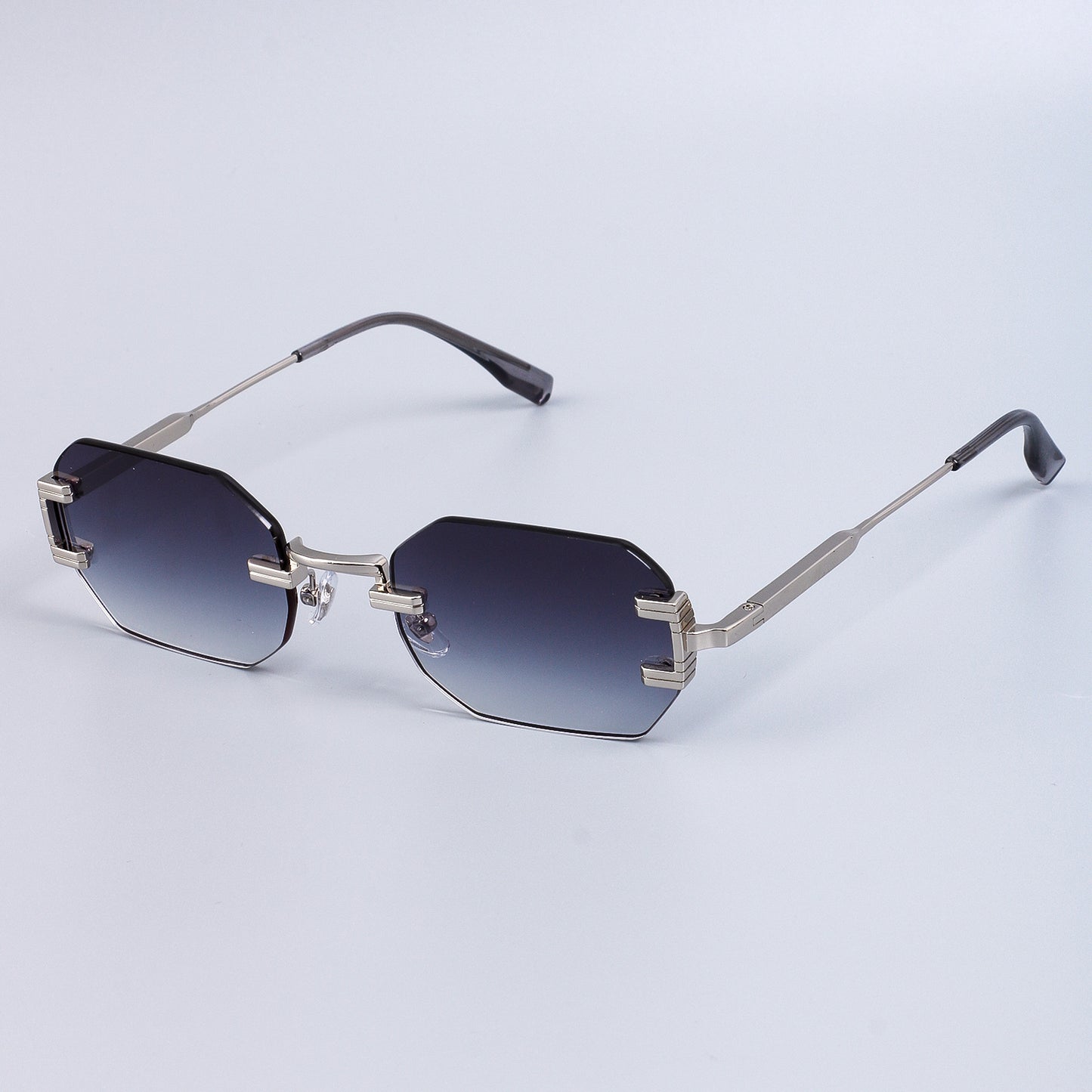 Damen Designer Sonnenbrille im modernen, sechseckigen Stil Brehn
