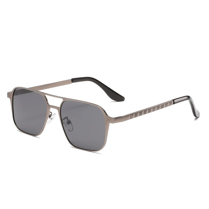 Herren Stylische Geometrische Rahmen Sonnenbrille Brehn