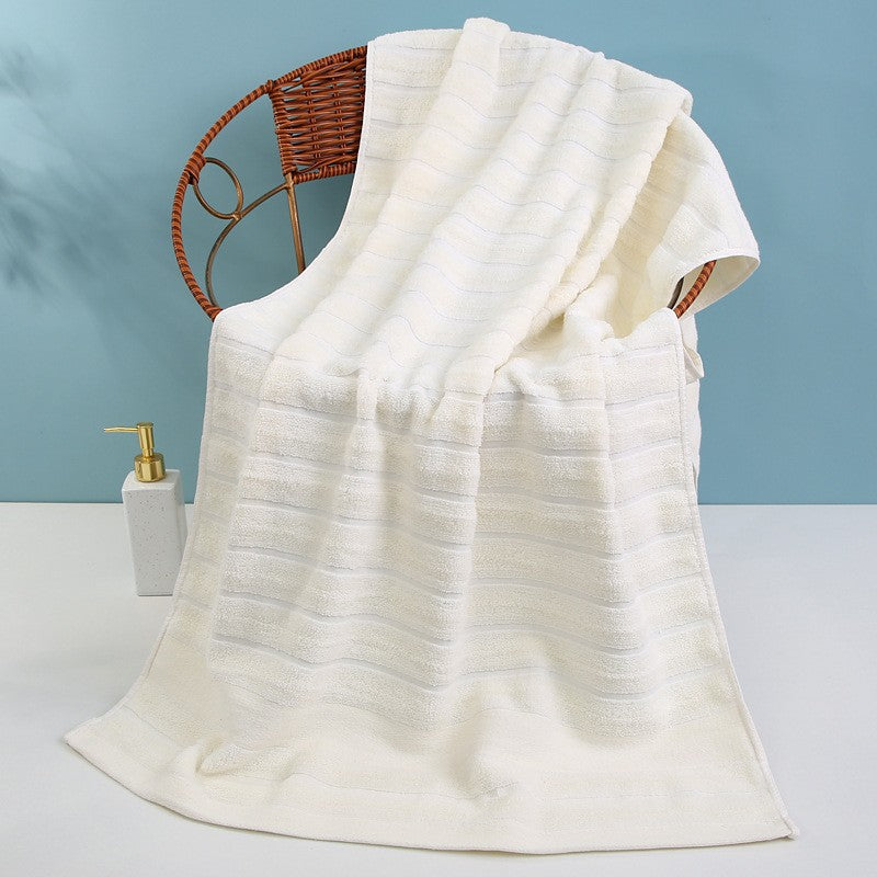 Frottee Badetuch Mit Eleganten Streifen Brehn