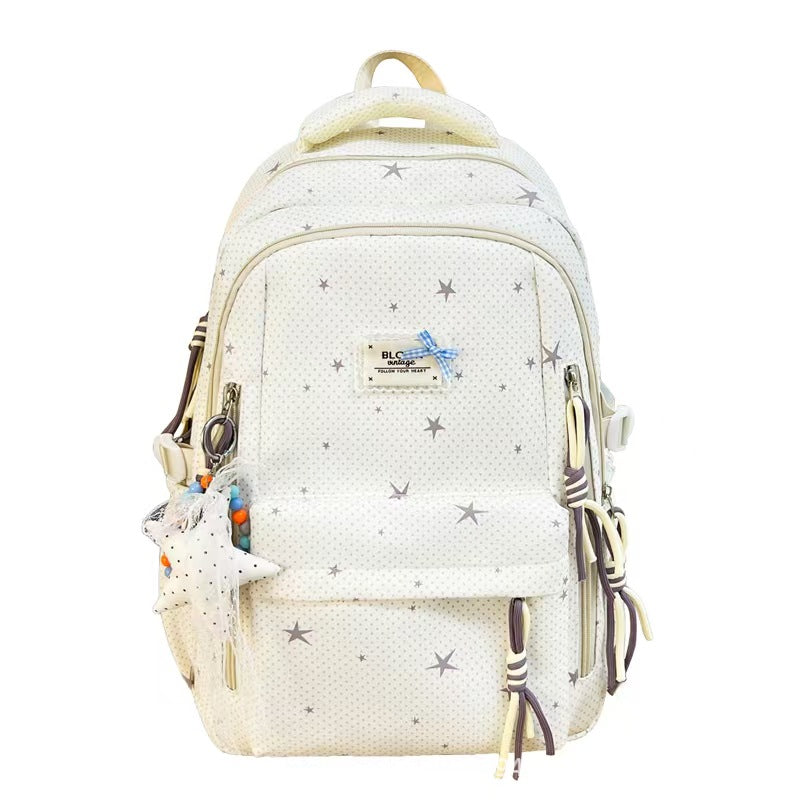 Stern-verzierte Mehrfach-Taschen-Rucksack Brehn
