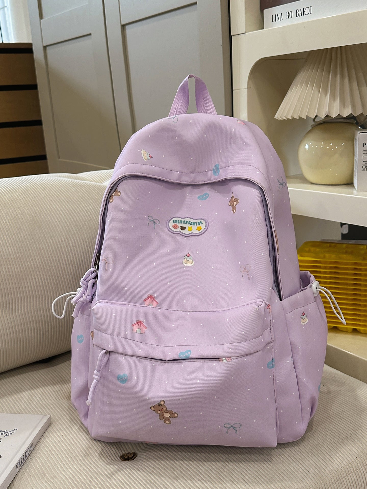 Verspielter Charakterdruck Rucksack Brehn