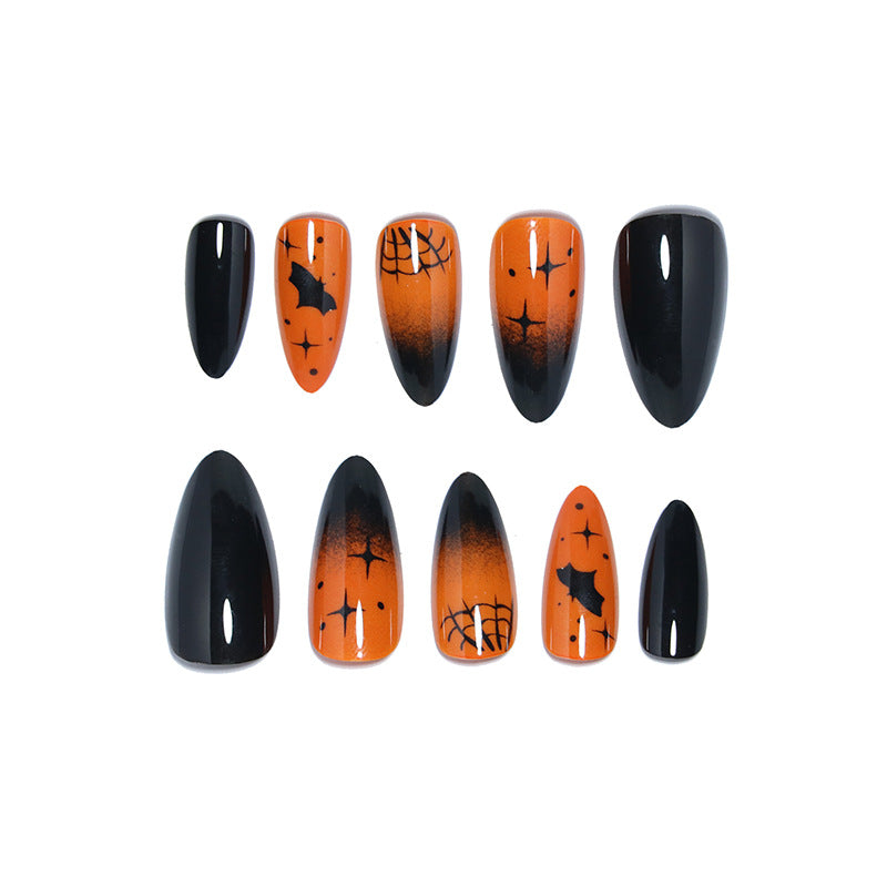 Halloween-Themen Press-On Nagelkunst-Set Brehn
