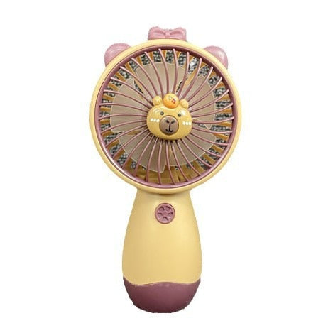 Unisex Tragbarer Mini-Handventilator mit ergonomischem Griff und USB-Ladefunktion Brehn
