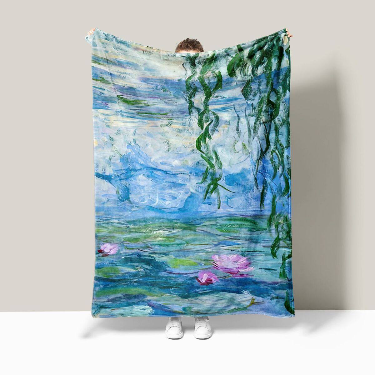 Kunstvolle Sternen-Nacht Fleece-Decke