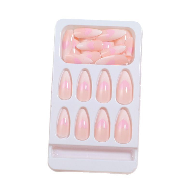 Herz-Akzent Press-On Nagelset Brehn