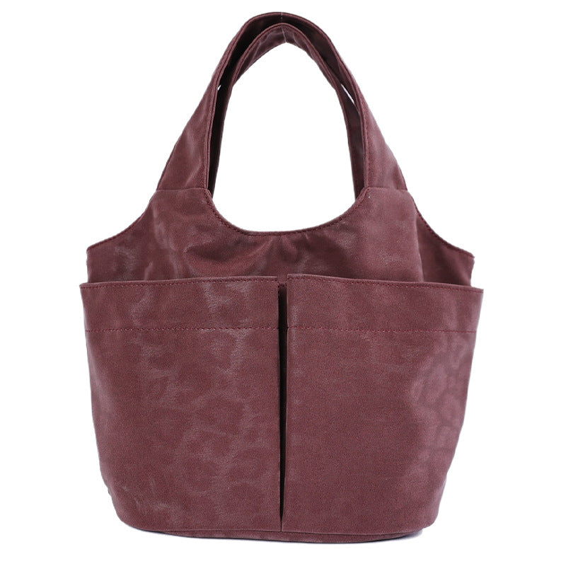 Stilvolle Faux-Leder Tragetasche