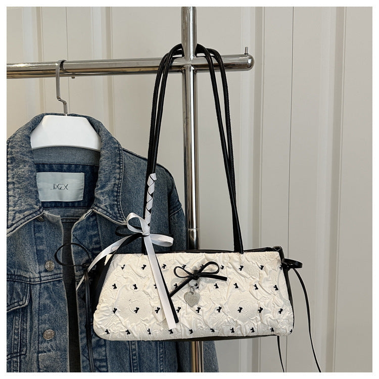 Charmante Schleife Detail Mini Handtasche Brehn