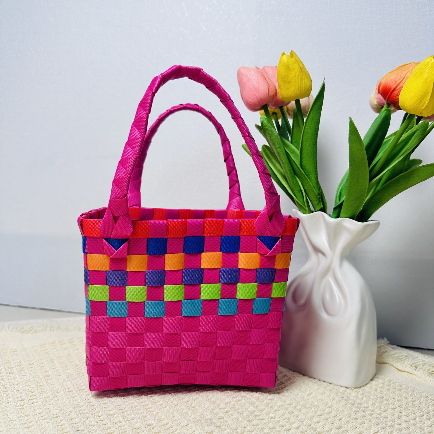 Geflochtene Jutetasche Brehn