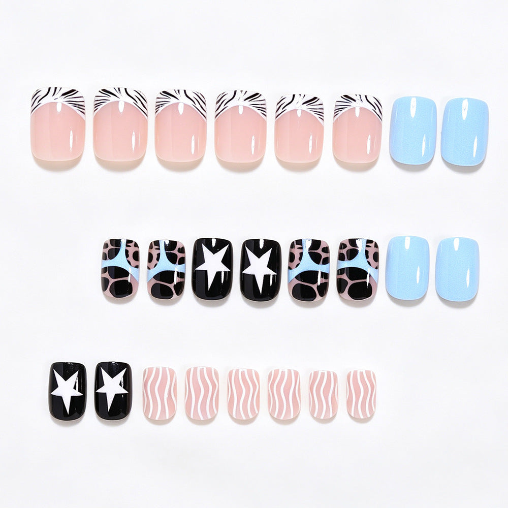 Künstlerisches dekoratives Press-On-Nagelkunst-Set Brehn