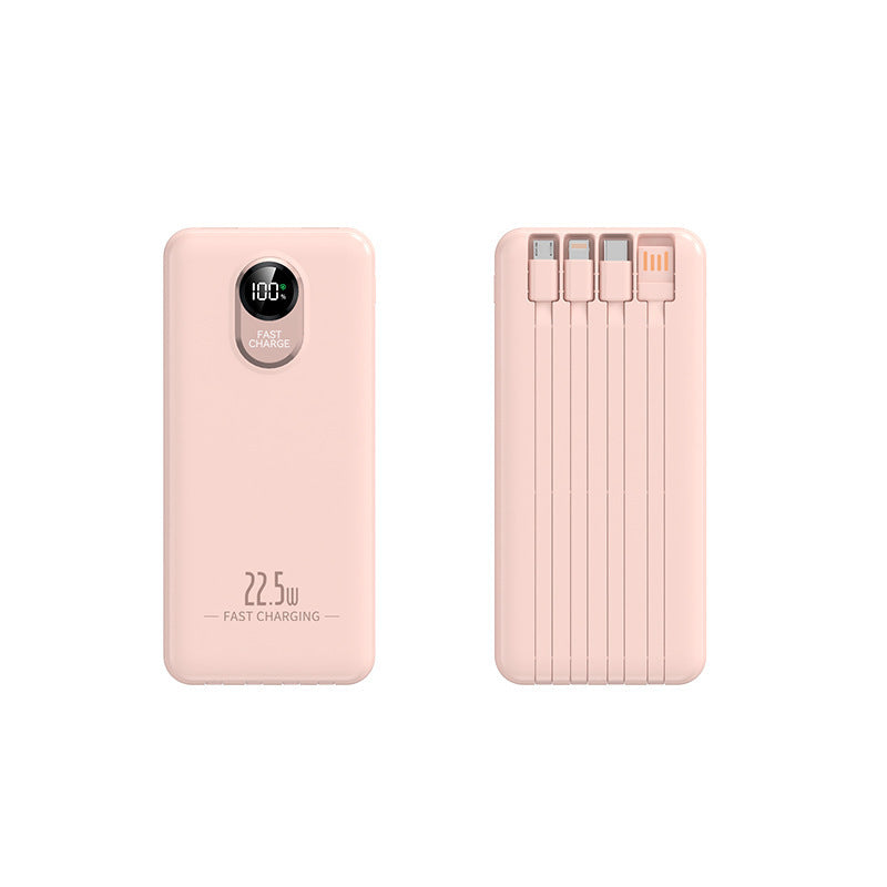 Leistungsstarke Powerbank mit Multifunktionalem Ladeanschluss und Intelligenter Led-Anzeige Brehn