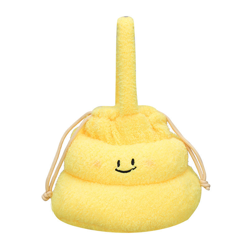 Süße plüschige Eimer Tasche