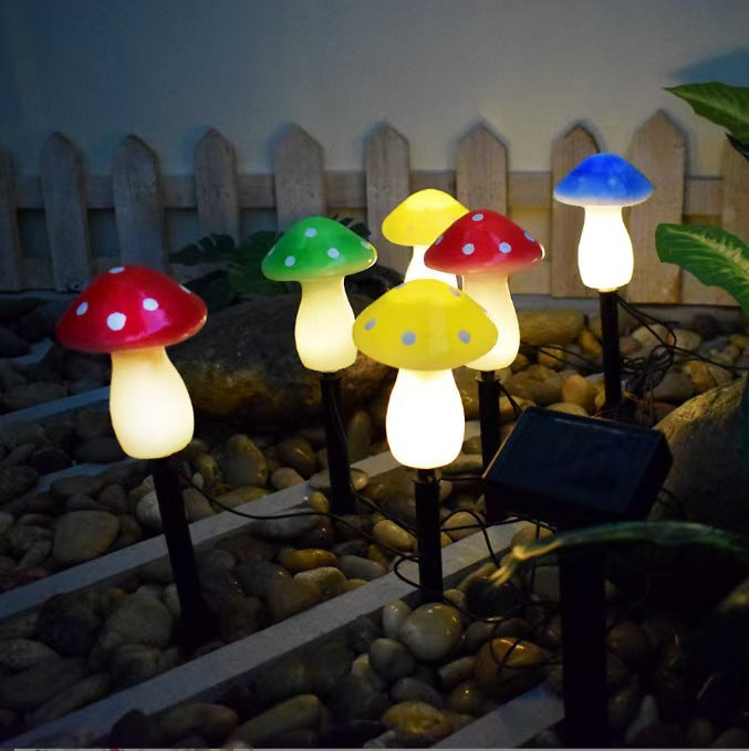 Launische Pilzwegstecker-Lichter mit keramischen Kappen und warmer LED-Beleuchtung Brehn