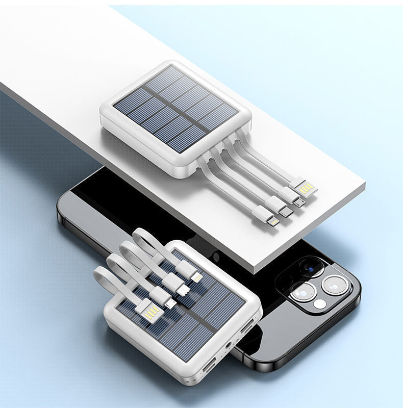 Solarbetriebene Powerbank Brehn