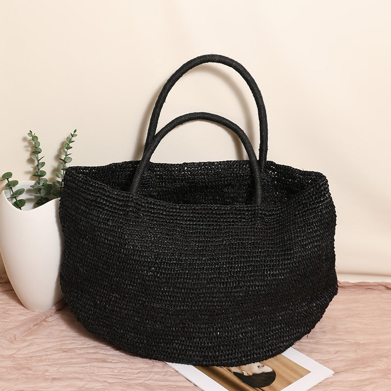 Handgefertigte Strandtasche Aus Natürlichem Material Brehn