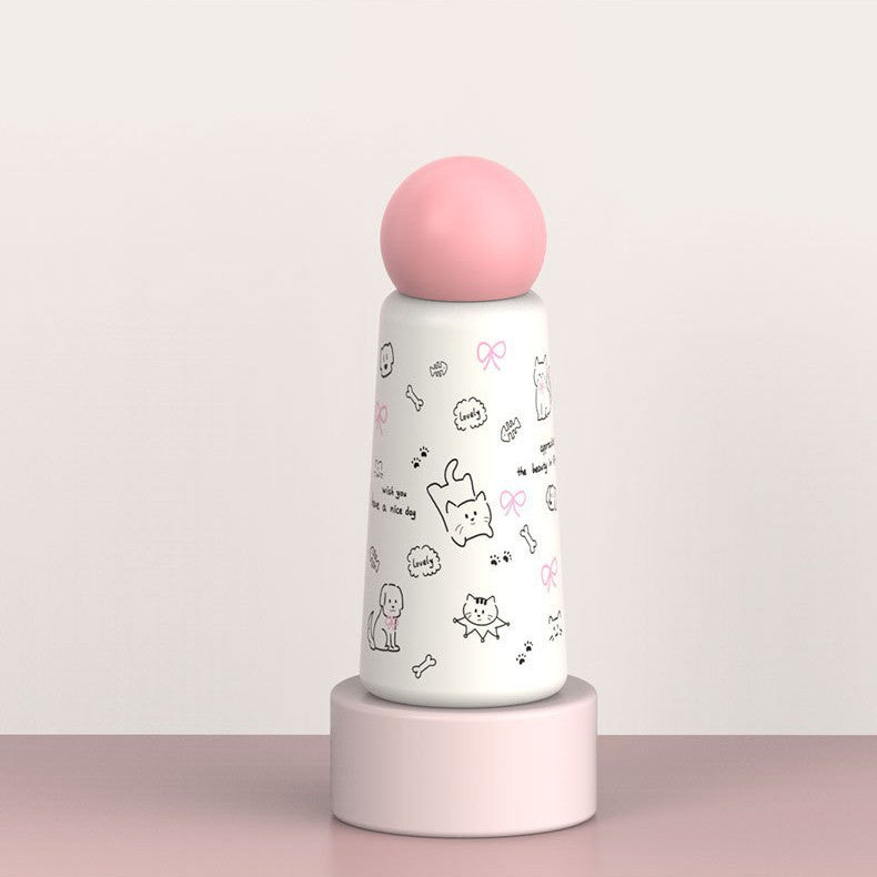 Damen kreative Trinkflasche mit verspieltem Katzendesign Brehn