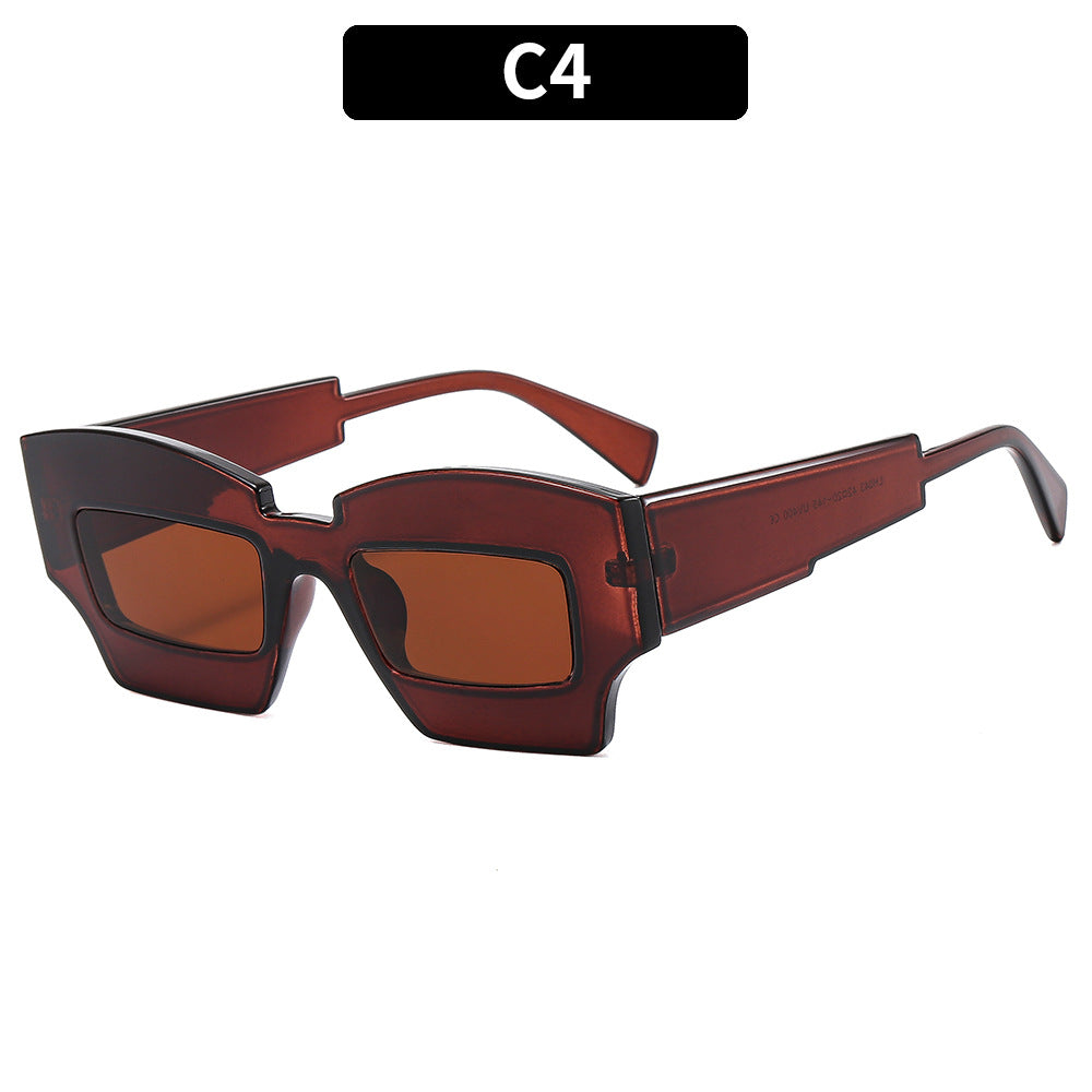Bold Geometric Sonnenbrille