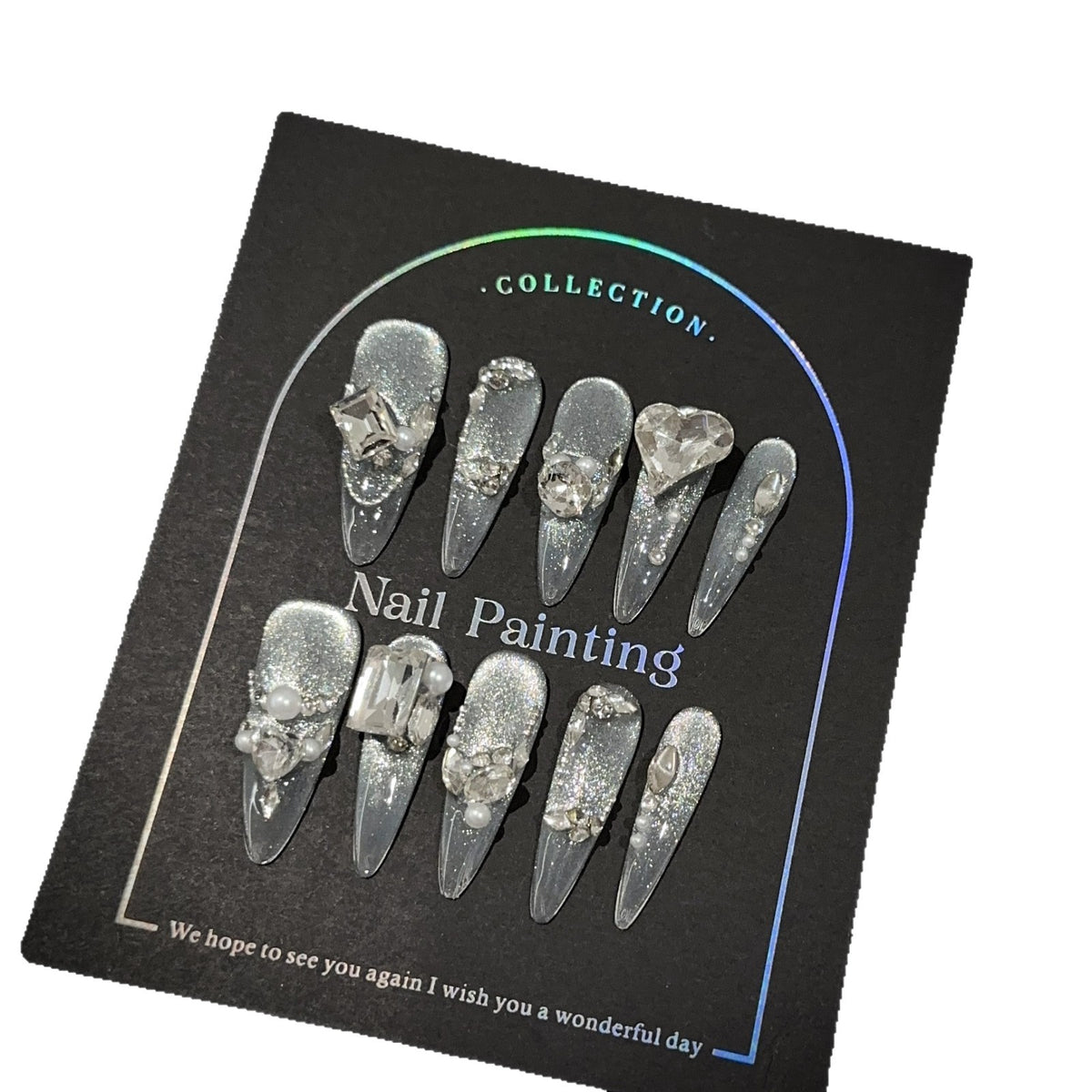 Glamouröse Dekorative Nagelkunst Kollektion