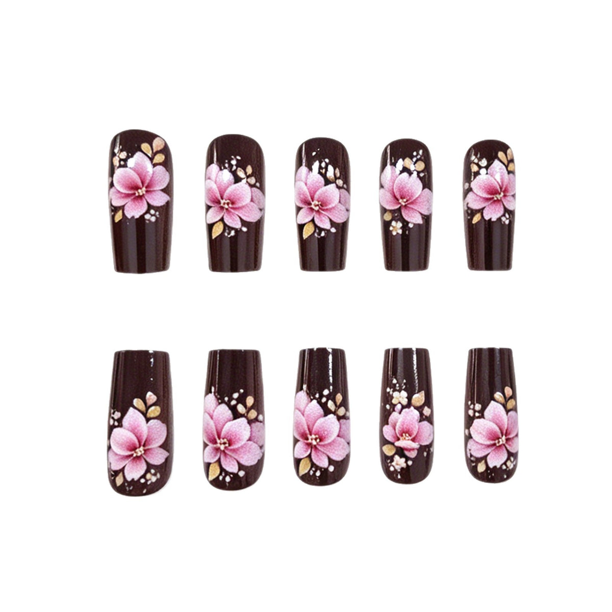Florales Nagelkunstdesign Brehn